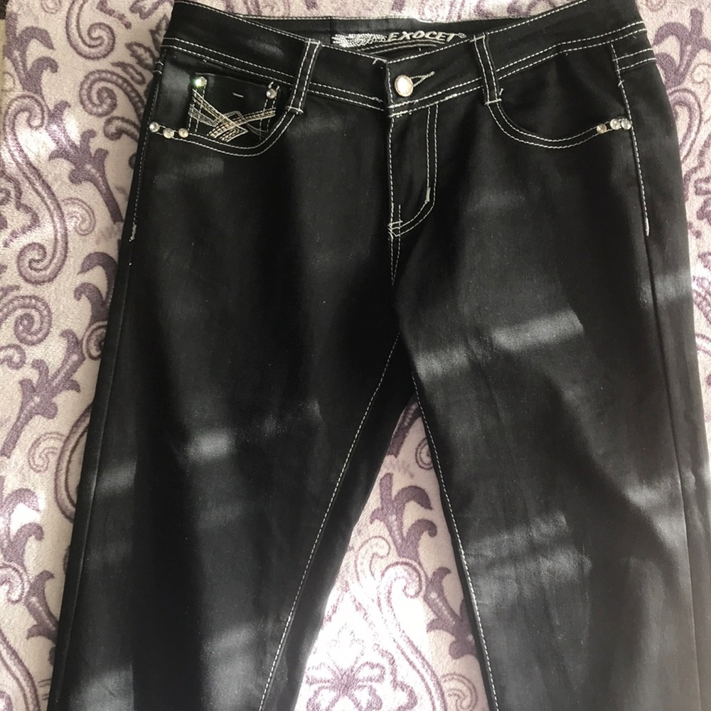 Black Exocet Jeans